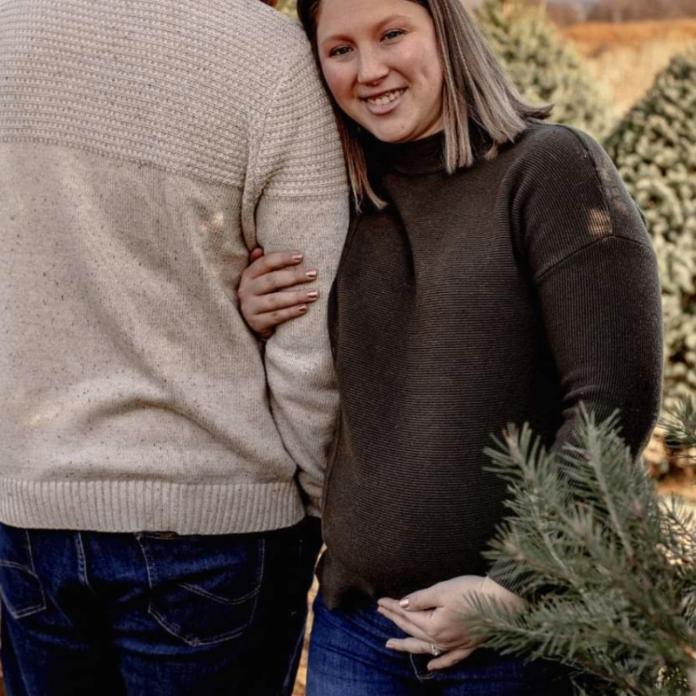 Dark green sweater